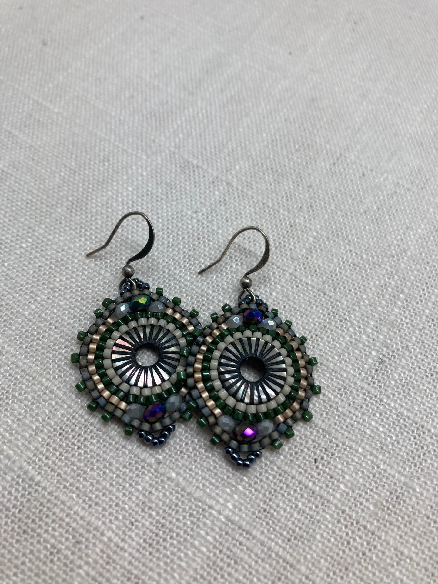 Woven Circle Earrings