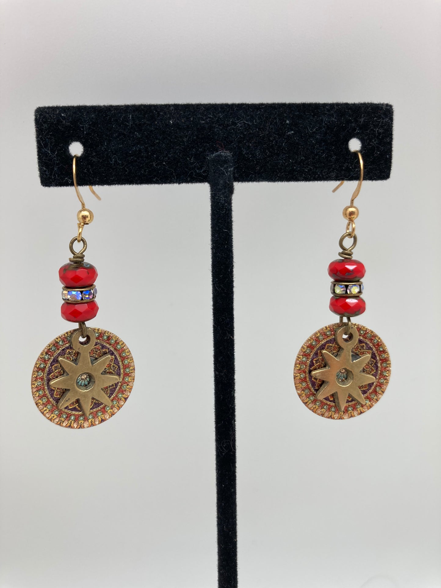Crimson Beauty Earrings