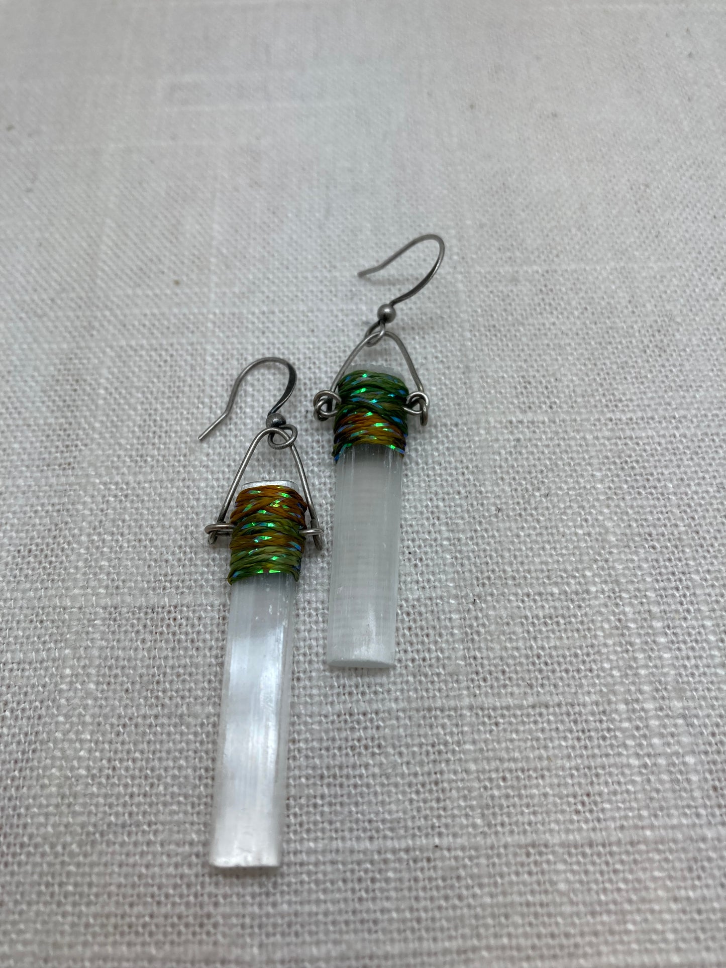 Selenite Earrings