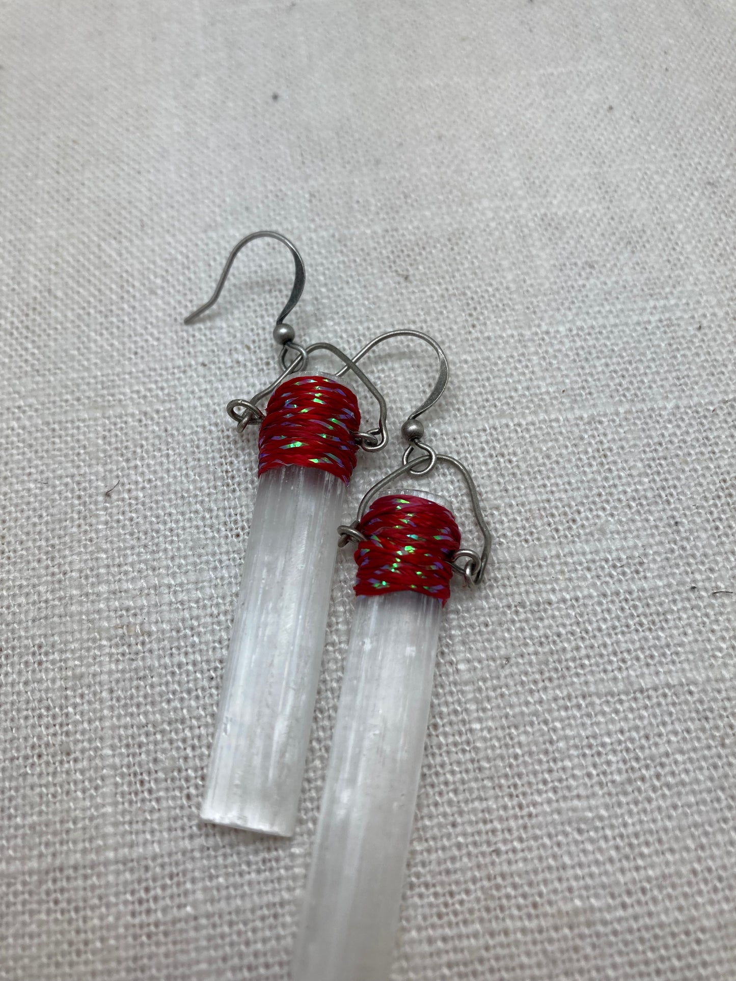 Selenite Earrings