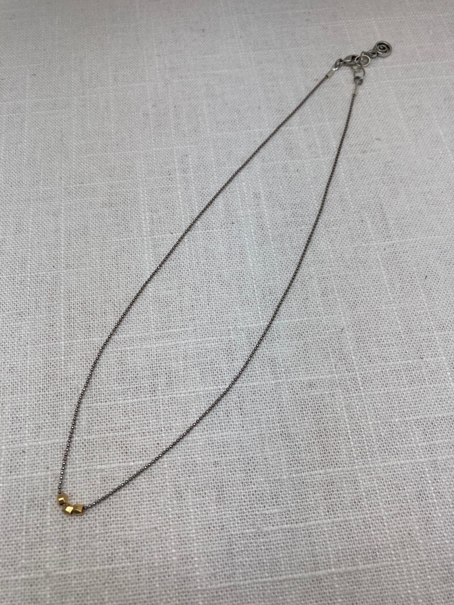 Silver Ball Chain Choker