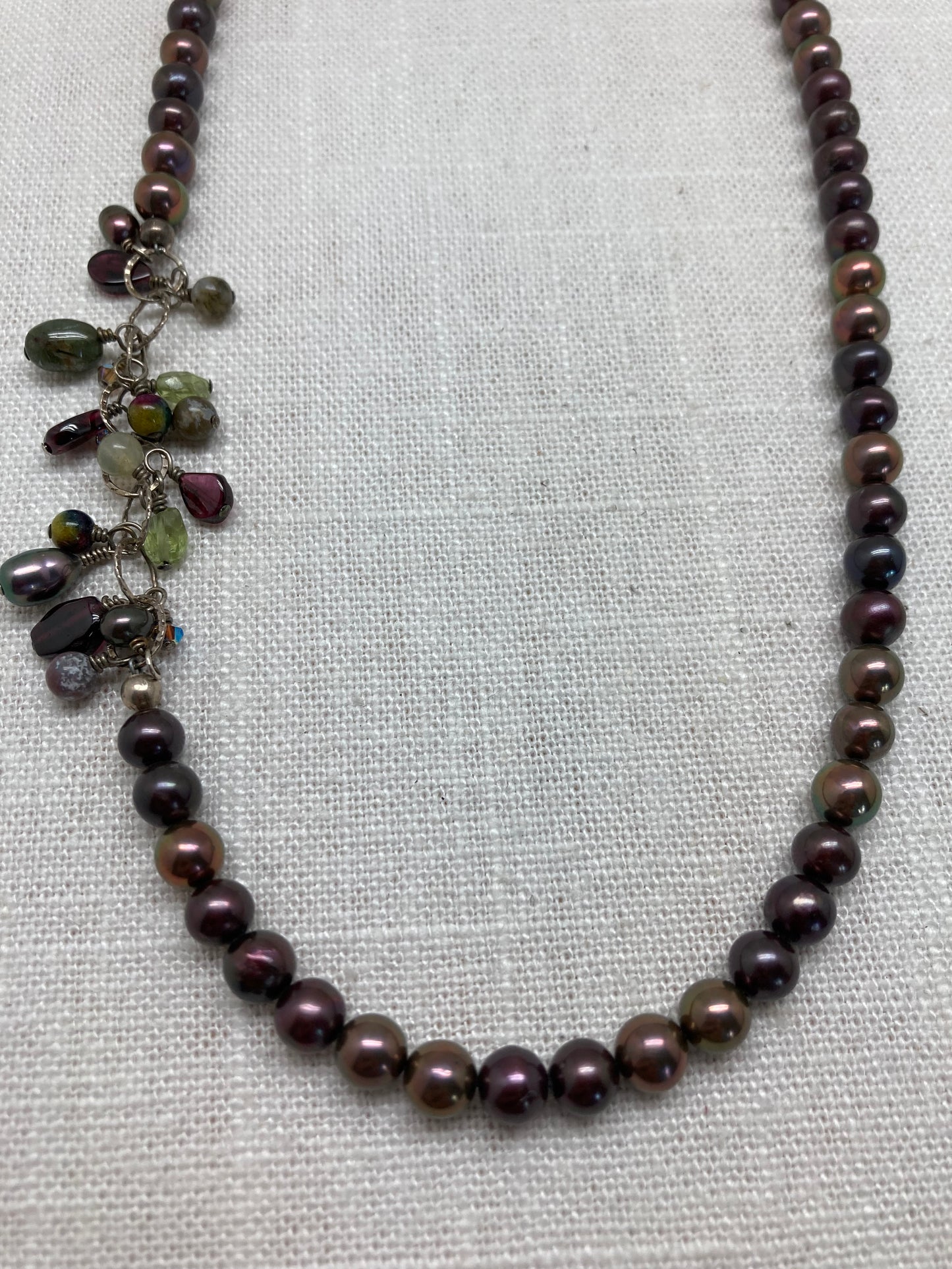 Purple Pearl Necklace