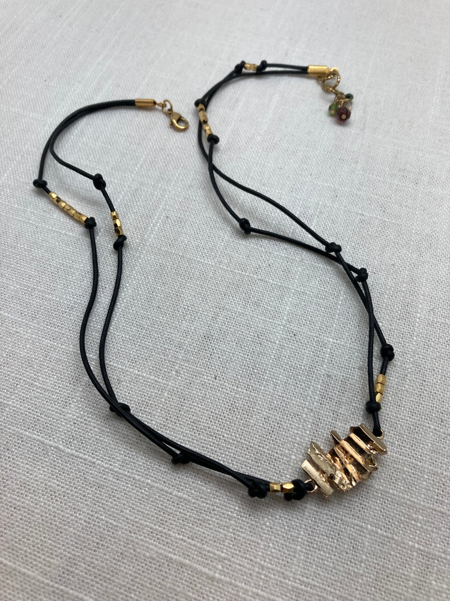 Golden Nugget Wrap Bracelet