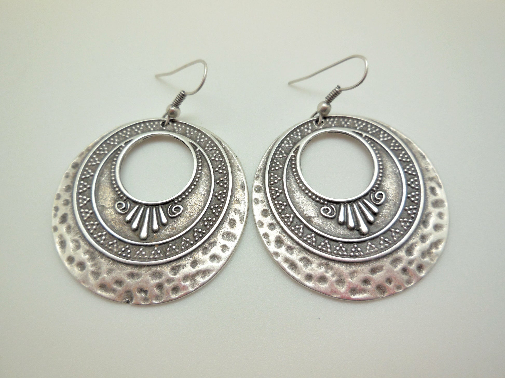 metal tribal earrings