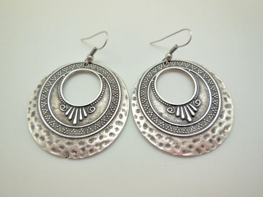 metal tribal earrings